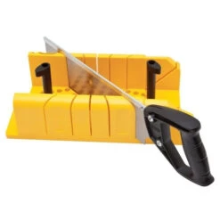 Boite A Coupe D'onglet + Scie A Dos + Cheville Stanley