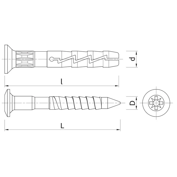 Cheville à Frapper 8x160 Boite De 50 Rawl 4 Cheville à Frapper 8x160 Boite De 50 Rawl – Image 2