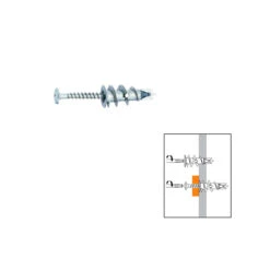 Cheville Driva Zamak TF 27 + Vis 4.5x50 Boite De 100 Spit