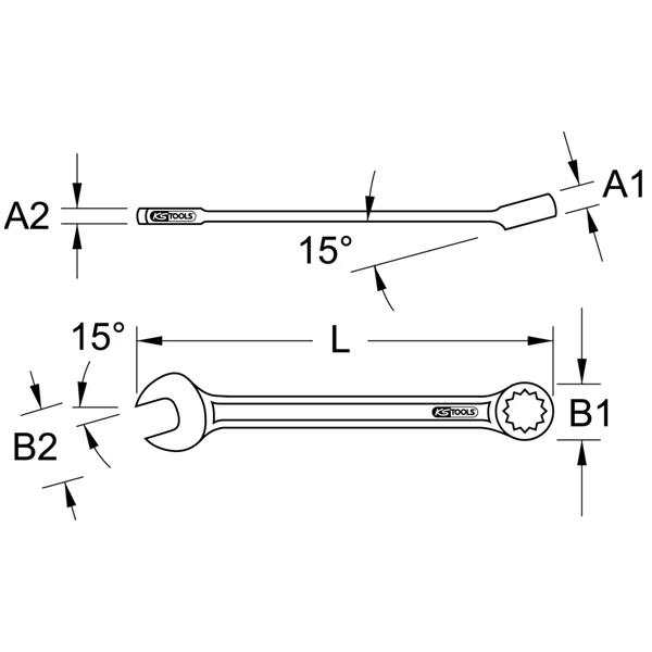 Clé Mixte 27mm Ks Tools 4 Clé Mixte 27mm Ks Tools – Image 2