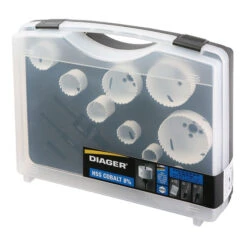 Coffret Scie Cloche Bi-metal HSS Co D22-35-51-57-68-76 Diager
