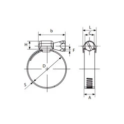 Collier Serrage Serflex Zing D14-24 Largeur 08 Boite De 50 Serflex -BOSCH Boutique collier serrage serflex 1