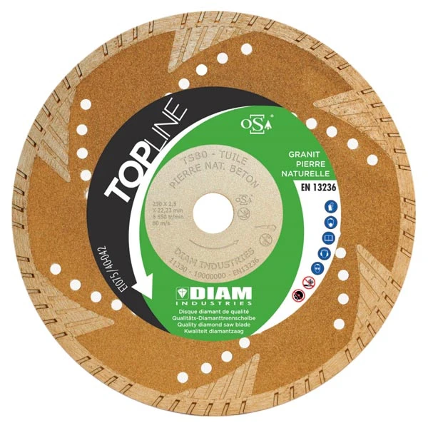 Disque Diamant Pierre TS 80 D230x22 Diam Industries 3 Disque Diamant Pierre TS 80 D230x22 Diam Industries