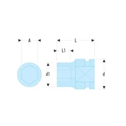 Douille Impact 1/2'' Courte D16mm Facom 5 Douille Impact 1/2'' Courte D16mm Facom -BOSCH Boutique douille impact 1 2 courte d16mm facom 1