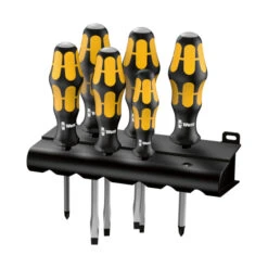 Jeu De 6 Tournevis Burin Kraftform 932/6 Wera