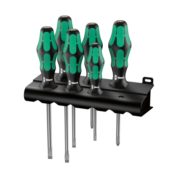Jeu De 6 Tournevis Kraftform Plus Lasertip 334/6 Sur Rack Wera 3 Jeu De 6 Tournevis Kraftform Plus Lasertip 334/6 Sur Rack Wera