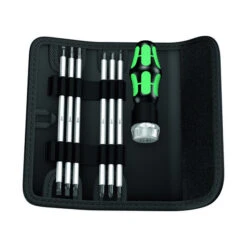 Jeu De 7 Tournevis Cliquet Kompakt Kraftform Vario RA SB Wera