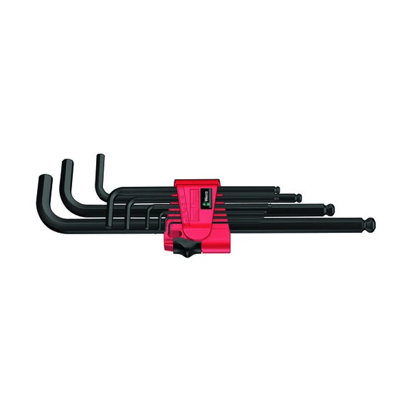 Jeu De 9 Clés 6 Pans Sphériques 950/9 PKL HEX-Plus 6 SB Wera 3 Jeu De 9 Clés 6 Pans Sphériques 950/9 PKL HEX-Plus 6 SB Wera