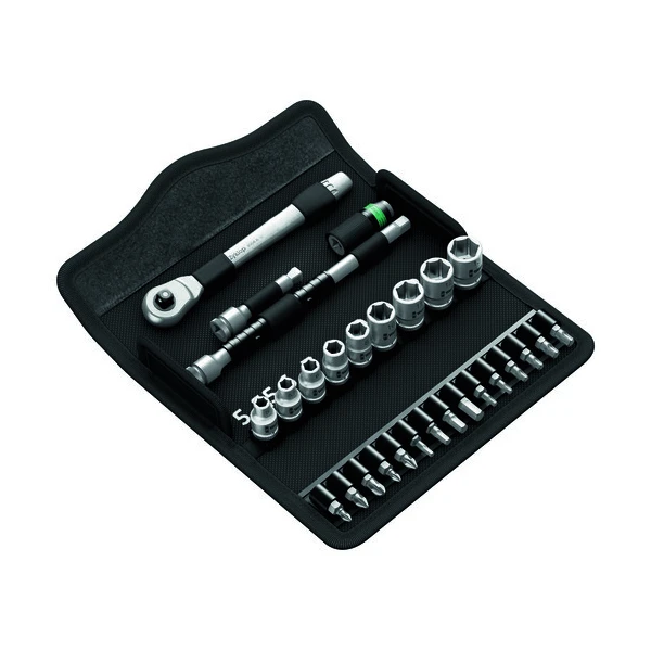 Jeu De Cliquet Zyklop Metal Switch 1/4 8100 SA 8 Wera 3 Jeu De Cliquet Zyklop Metal Switch 1/4 8100 SA 8 Wera