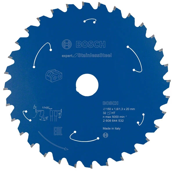 Lame De Scie Circulaire Metal 150x20x1.6 32 Dents Bosch 3 Lame De Scie Circulaire Metal 150x20x1.6 32 Dents Bosch