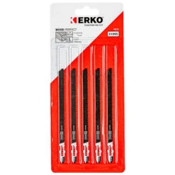 Lame De Scie Sauteuse 10 TPI - 125 Mm Lot De 5 Erko