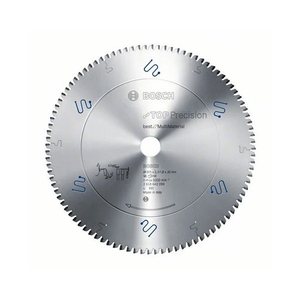 Lame Scie Circulaire Multimateriaux 254X30X2.3 Bosch 3 Lame Scie Circulaire Multimateriaux 254X30X2.3 Bosch