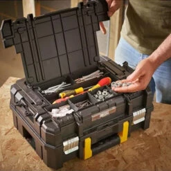 Malette Grande Poignée Avec Organiseur Pro-Stack Fatmax 14L Stanley -BOSCH Boutique malette grande poignee avec organiseur pro stack fatmax 14l stanley 3