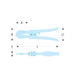 Mini Coupe Boulons Longueur 21cm Facom -BOSCH Boutique mini coupe boulon longueur 21cm facom 1