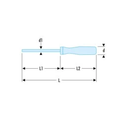 Tournevis Protwist Bornéo PH2 VE 1000v Facom