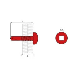 Vis Autoforeuse TC Carre Acier Zing 4.2X38 Bte De 500 Scell-it -BOSCH Boutique vis autoforeuse tc carre acier zing 4.2x38 bte de 500 scell it 1